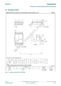 74AUP2G79GD Datasheet Page 12