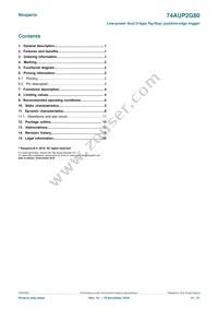 74AUP2G80GD Datasheet Page 21