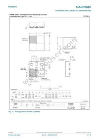 74AUP2G86GD Datasheet Page 13