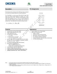 74AUP2G86RA3-7 Datasheet Cover