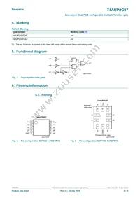 74AUP2G97DPJ Datasheet Page 2
