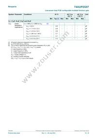 74AUP2G97DPJ Datasheet Page 10