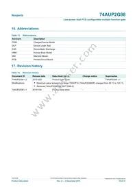 74AUP2G98DPJ Datasheet Page 18