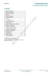 74AUP2GU04GW-Q100H Datasheet Page 14