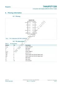 74AUP2T1326GF Datasheet Page 3