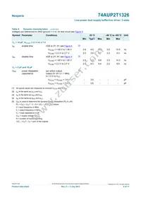 74AUP2T1326GF Datasheet Page 8