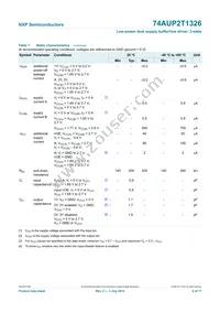 74AUP2T1326GF Datasheet Page 7