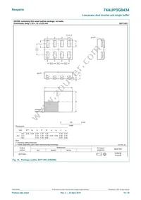 74AUP3G0434GTX Datasheet Page 16