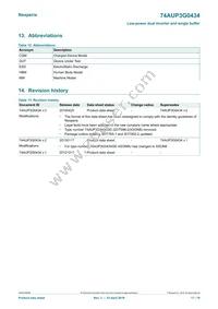 74AUP3G0434GTX Datasheet Page 17