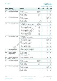 74AUP3G04GD Datasheet Page 6
