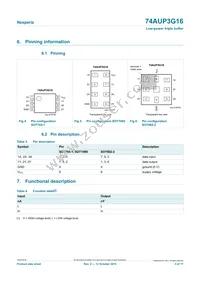 74AUP3G16DCH Datasheet Page 3