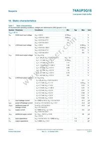 74AUP3G16DCH Datasheet Page 5