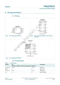 74AUP3G17GNX Datasheet Page 3