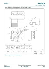 74AUP3G34GDH Datasheet Page 15