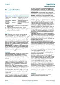 74AUP3G34GDH Datasheet Page 17