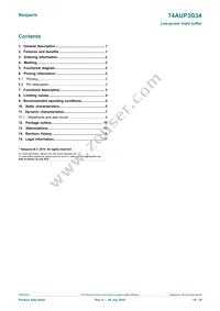 74AUP3G34GDH Datasheet Page 18