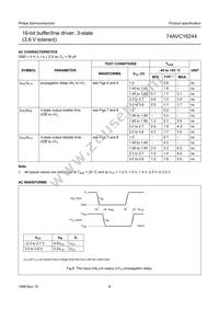 74AVC16244DGG Datasheet Page 9