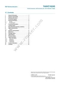 74AVC16245DGG Datasheet Page 16