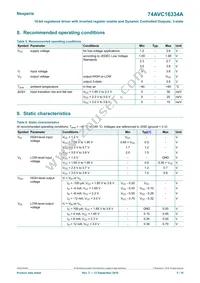 74AVC16334ADGG Datasheet Page 5