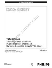 74AVC16334ADGG Datasheet Page 2
