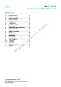 74AVC16374DGG Datasheet Page 16