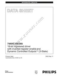 74AVC16834ADGV Datasheet Page 2