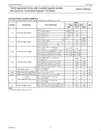 74AVC16834ADGV Datasheet Page 7