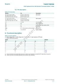 74AVC16835ADGG Datasheet Page 4