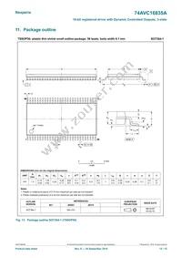 74AVC16835ADGG Datasheet Page 12