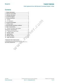 74AVC16835ADGG Datasheet Page 15