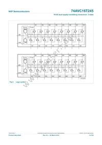 74AVC16T245BQ Datasheet Page 3