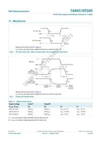 74AVC16T245BQ Datasheet Page 15