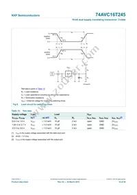 74AVC16T245BQ Datasheet Page 16