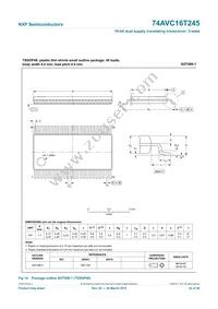 74AVC16T245BQ Datasheet Page 22