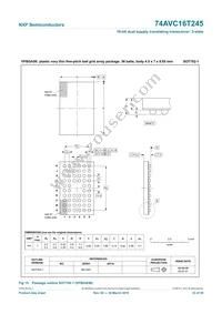 74AVC16T245BQ Datasheet Page 23