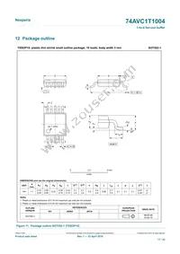 74AVC1T1004GU33Z Datasheet Page 17