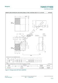 74AVC1T1004GU33Z Datasheet Page 18