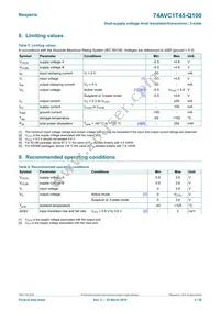 74AVC1T45GM-Q100H Datasheet Page 4