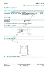 74AVC1T8128GSX Datasheet Page 2