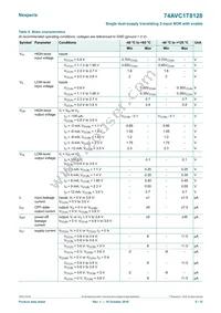 74AVC1T8128GSX Datasheet Page 5