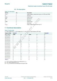 74AVC1T8832GSX Datasheet Page 3