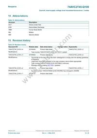 74AVC2T45GD-Q100H Datasheet Page 18