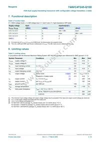 74AVC4T245BQ-Q100X Datasheet Page 5