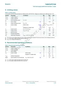 74AVC4T3144GU12X Datasheet Page 4