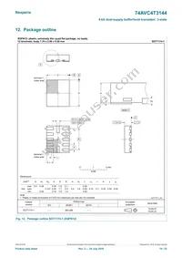 74AVC4T3144GU12X Datasheet Page 19