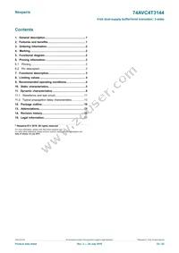 74AVC4T3144GU12X Datasheet Page 22