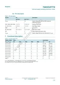 74AVC4T774GUX Datasheet Page 4