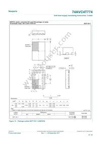 74AVC4T774GUX Datasheet Page 22