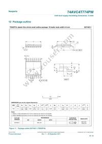 74AVC4T774PWJ Datasheet Page 20