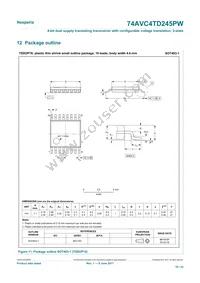 74AVC4TD245PW Datasheet Page 19